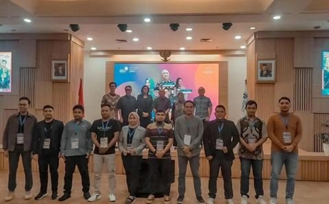 Perwakilan MyJek bersama peserta Pitching Day Pahlawan Digital UMKM 2023